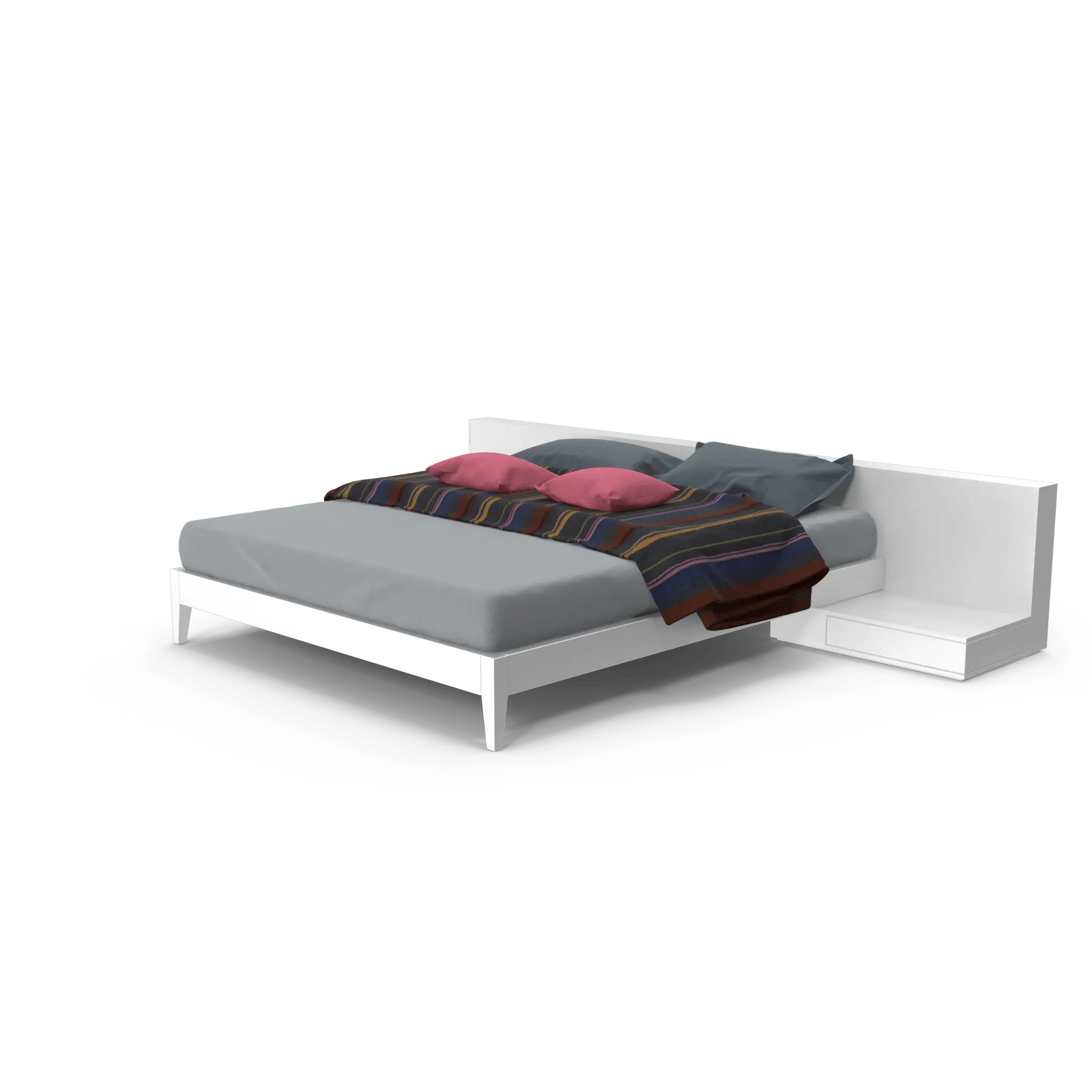 Levels Bed With Large Headboard.H03.2k-min